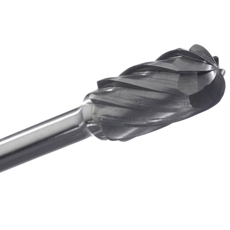 Champion Cutting Tool Cylinder Radius End Carbide Bur, Surface Milling/Contour, 3/8in Cut Dia CHA SC3NF